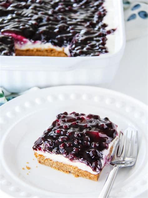 easy  bake blueberry cheesecake dessert  pretty life   suburbs
