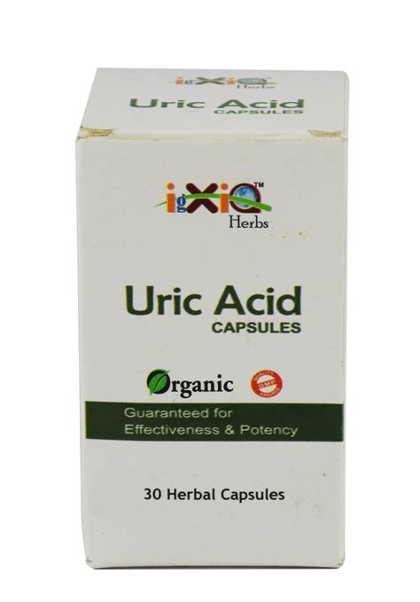 Igxia Herbs Uric Acid Capsule Grade Standard Food Grade Packaging