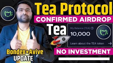 Tea Protocol Testnet Airdrop Join Under Minutes Tea Token