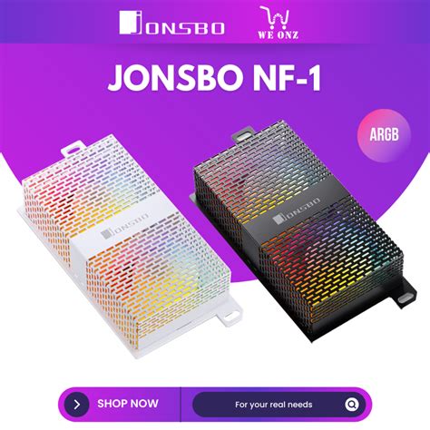 LOCAL SELLER JONSBO NF 1 ARGB RAM Cooler 5V 3PIN Dual Fan Shopee