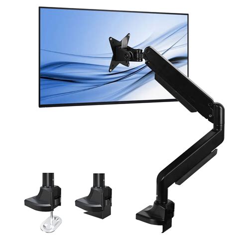 Buy Single Monitor Arm Spring Desk Heavy Duty Monitor Arm For Ultrawide Screen Up To 42 Inch