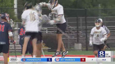 Mcquaid Victor Boys Lacrosse Onto State Finals