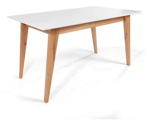 Mesa Comedor 140 Escandinava Nordica Madera Paraíso Laqueada 123