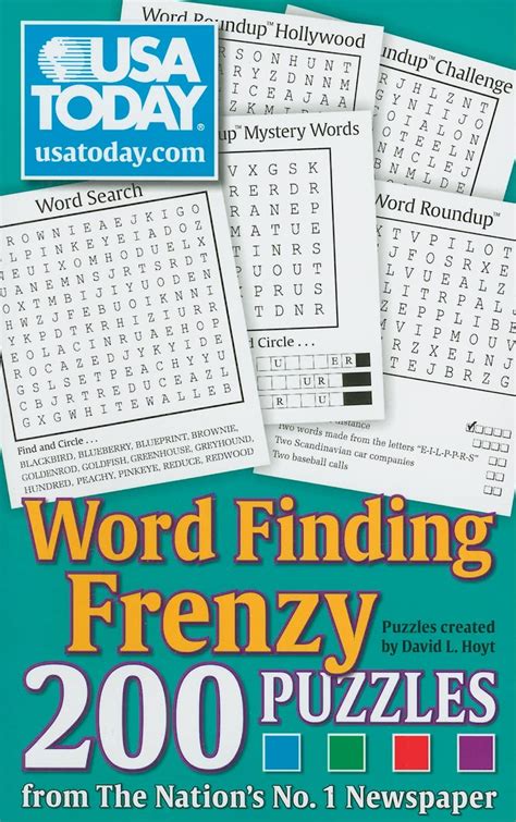 Usa Today Word Finding Frenzy 200 Puzzles Usa Today Puzzles Volume