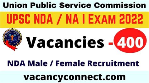 Upsc Nda I Exam Result Vacancy Connect