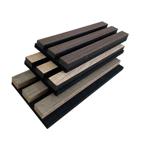 Acoustic Wood Slat Panel Fluted Wood Acoustic Fluted Felt Wood Acoustic