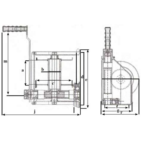 Verricello Manuale Cromato Per Sollevamento E Trazione Kg 500 NVA500F