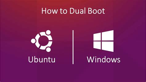 How To Dual Boot Windows And Ubuntu Youtube