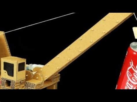 Home Made Hydraulic Crane From Cardboard YouTube