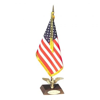 Ambassador US Desk Flag Set American Flagpole Flag Co