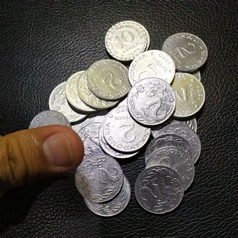 Jual Uang Koin Kuno Rupiah Tahun Aluminium Bahan Mahar