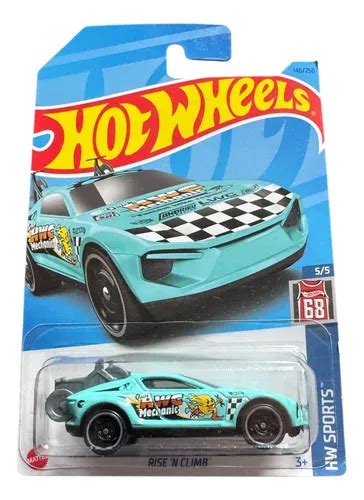 Hot Wheels Rise N Climb Treasure Hunt Azul Celeste Mercadolivre