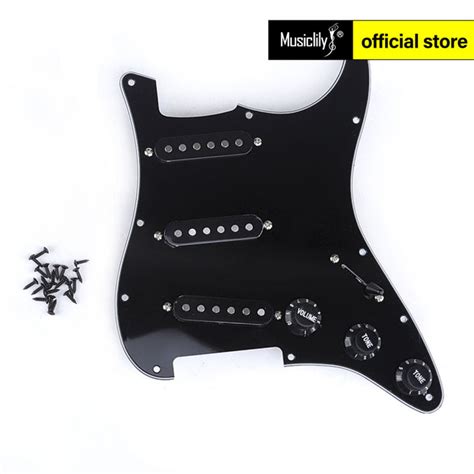 Musiclily Pro Sss Lubang Memuat Pre Wired Stratocaster Pickguard