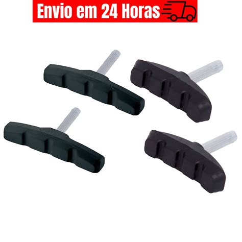 Par De Sapata De Freio De Pino Para Bicicleta Cantilever V Brake