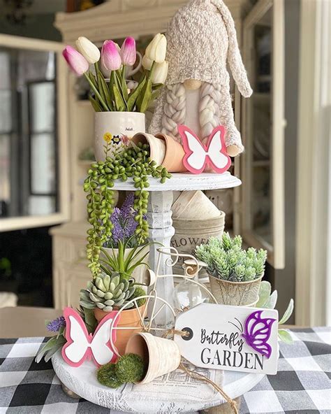 Appealing Tiered Tray D Cor Ideas For Summer Tiered Tray Decor