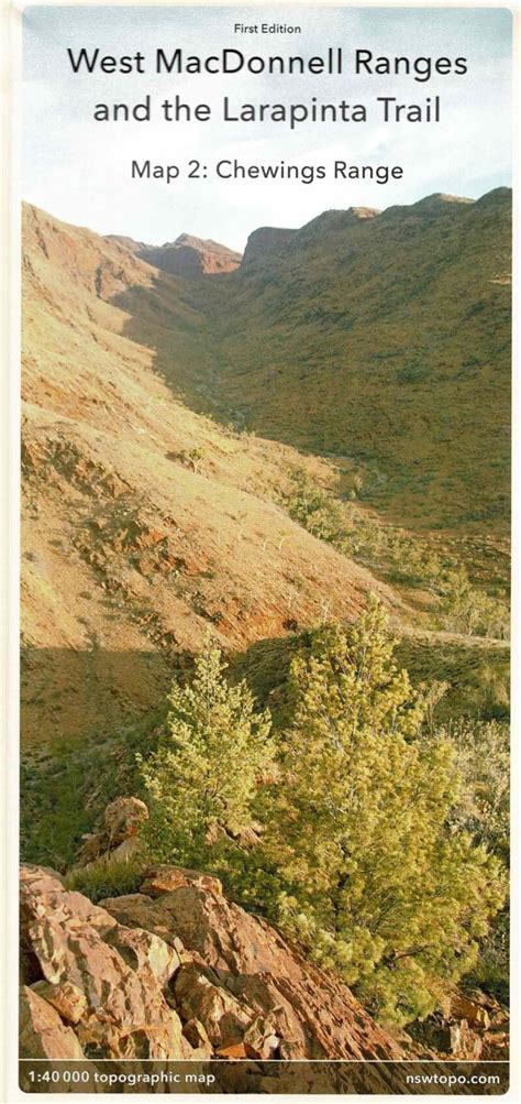 West Macdonnell Ranges And The Larapinta Trail Map Set Abc Maps