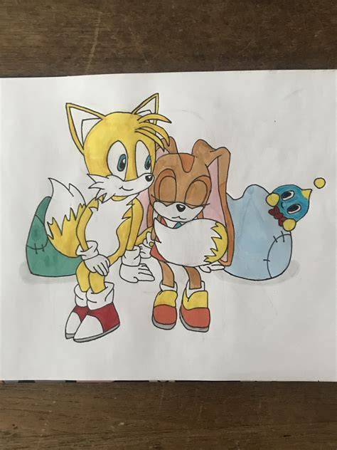 Tails and Cream by Ning5839 on DeviantArt