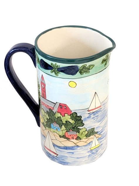 Marblehead Ceramics Ice Tea Pitcher Store Hestia Creations