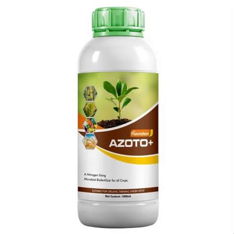 Bio Tech Grade Packaging Size 1L Azospirillum Bio Fertilizer For