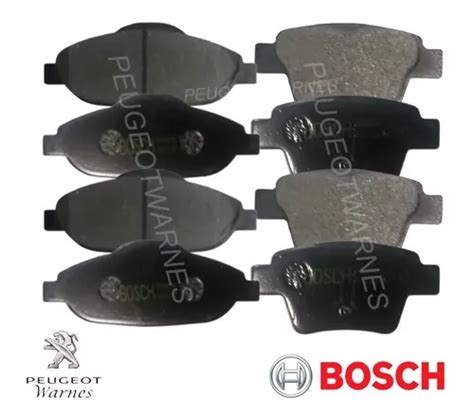 Kit Pastillas Delanteras Y Traseras Bosch Peugeot N