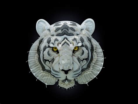 Beautifully crafted paper sculptures of endangered animals - Charlotte ...