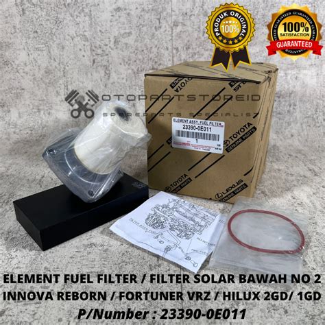 Jual FILTER SOLAR BAWAH FUEL FILTER INNOVA REBORN FORTUNER VRZ HILUX