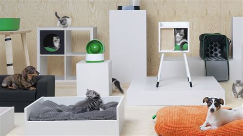 Ikea lanza Lurvig una colección de muebles para mascotas que va a