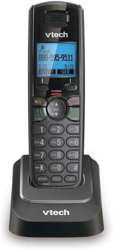 Vtech Ds Dect Line Accessory Handset Cordless Phone Black