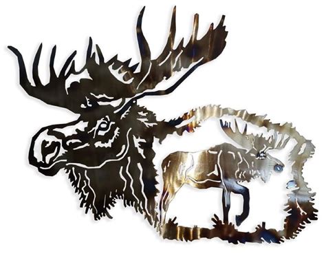 Peterson Housewares Inc. Moose Metal Wall Décor | Wayfair