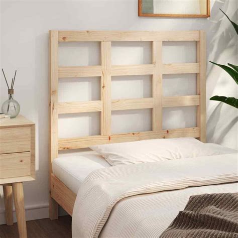 Bed Headboard X X Cm Solid Wood Pine Vidaxl Ebay