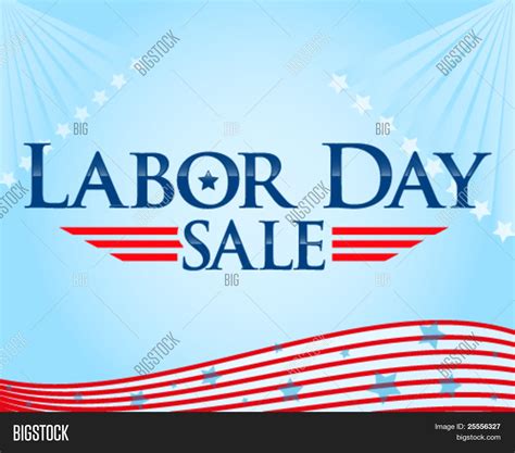 Labor Day Sale Vector Vector & Photo (Free Trial) | Bigstock