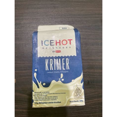 Jual Rich Ice Hot Creamer Krimer Non Dairy Kemasan 500gr INSTANT
