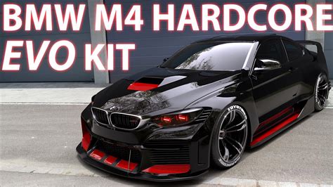 Bmw M4 Evo Hardcore Wide Body Kit By Hycade Youtube