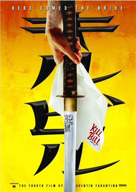 Poster Retrato Poster Filme Kill Bill Hd Em