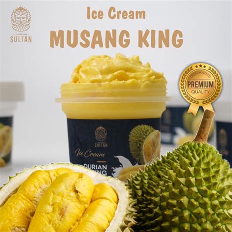 Jual Es Krim Durian Musang King Ice Cream Full Durian Musang King