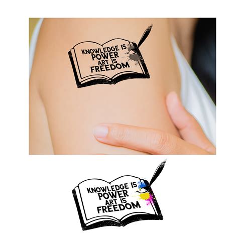 Knowledge Is Power Tattoo