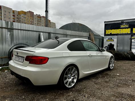 Зимние шины + диски — BMW 3 series Coupe (E92), 2 л, 2008 года ...