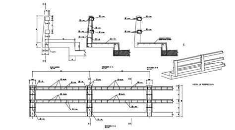 2d cad drawing of bridge shape construction auto cad software - Cadbull