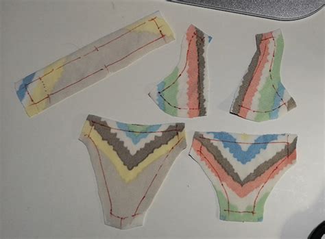 Sew Your Own Doll Bikini Set