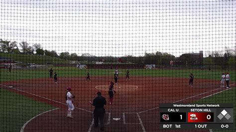 California Pa At Seton Hill Game Softball Westmorelandsports