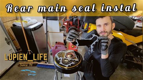 How To Replace Rear Main Seal 2000 Honda Civic Oil Leak Rea