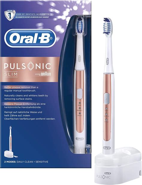 Oral B Pulsonic Slim Electric Toothbrush Pack Of Amazon Co Uk