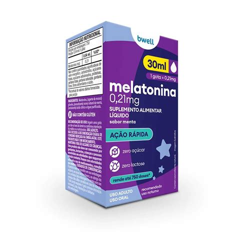 Para Que Serve O Remédio Melatonin - Melatonina Bwell 0,21mg Gotas 30ml - veja preço e para que serve ...