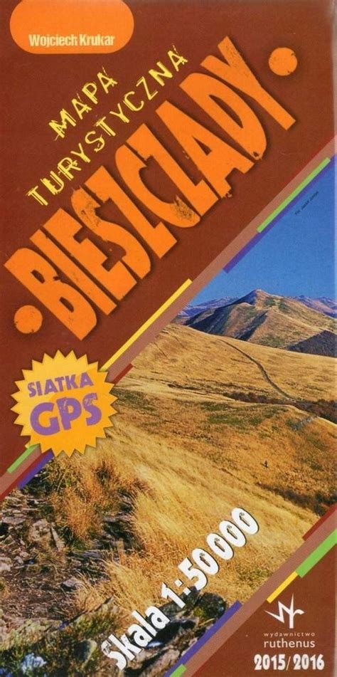 BIESZCZADY Mapa Turystyczna 1 50T Ruthenus W Wa 7576479135