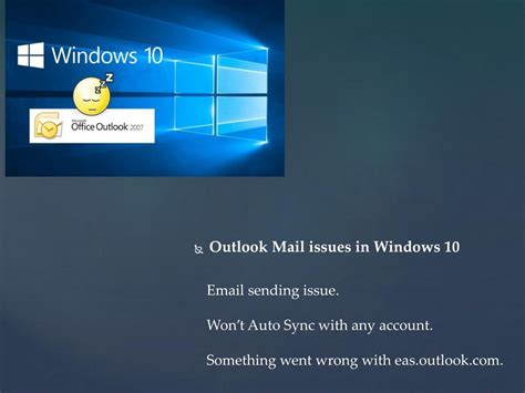 PPT - How to fix Outlook Mail Issues in Windows 10? PowerPoint