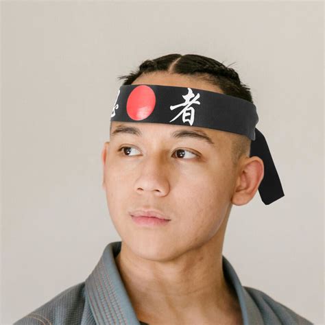 Karate Headband Samurai Japanese Headband Sushi Chef Tie On Costume