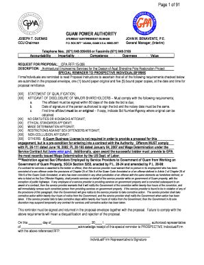 Fillable Online Ae Of Guam Power Authority Fax Email Print Pdffiller