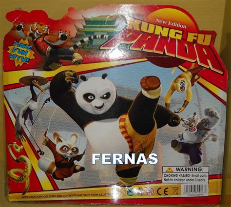 Boneco Kung Fu Panda Kit 9 Peças R 17 90 em Mercado Livre