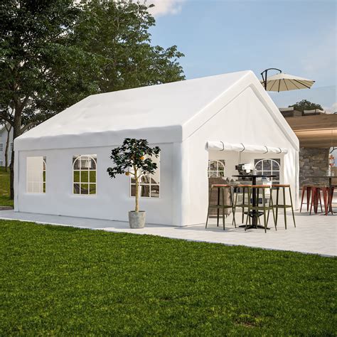 Outdoor Canopy Party Tent 20x 20 Patio Party Tent With Rollable