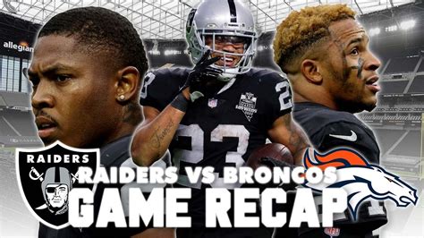 Las Vegas Raiders Vs Denver Broncos Week Recap Defense Stepping